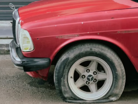 flat tire